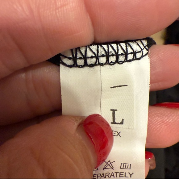 Bodysuit for Women Mesh Puff Short Sleeve Large - Picture 10 of 12